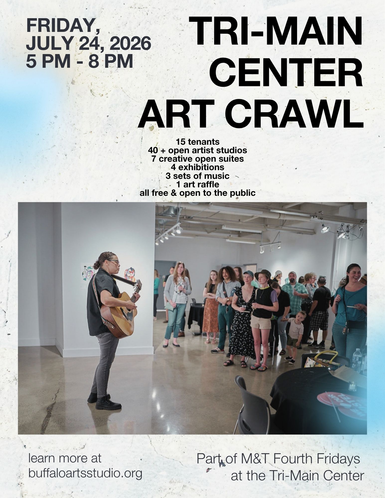 Grey and Black Aesthetic Modern Art Gallery Exhibition Flyer